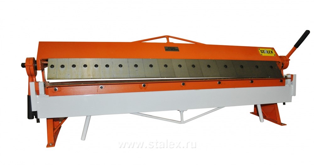 Фото 19 - Станок листогибочный ручной сегментный  STALEX W1.5x1260A.