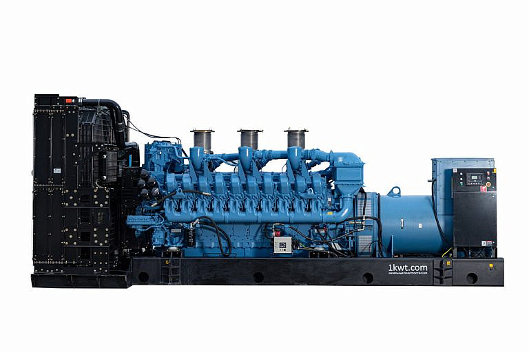 Фото 1 - P1400MT дизельный генератор MGE 1400 кВт Открытая на двигателе MTU / 12V4000G63.