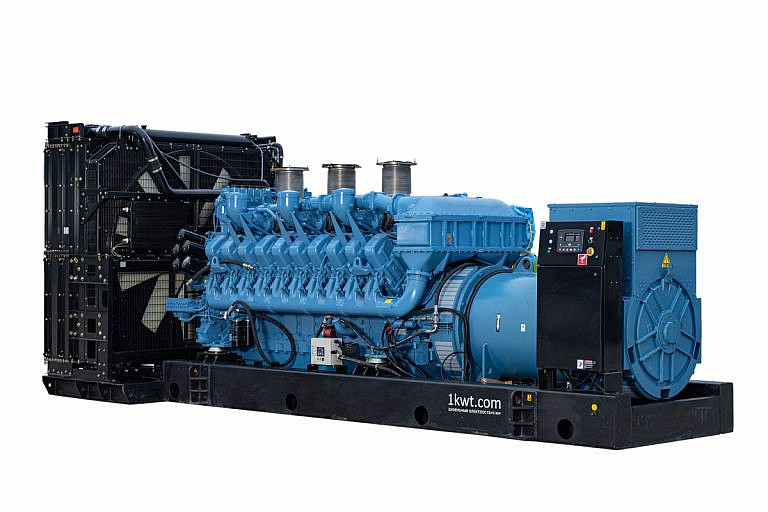 Фото 2 - P1400MT дизельный генератор MGE 1400 кВт Открытая на двигателе MTU / 12V4000G63.