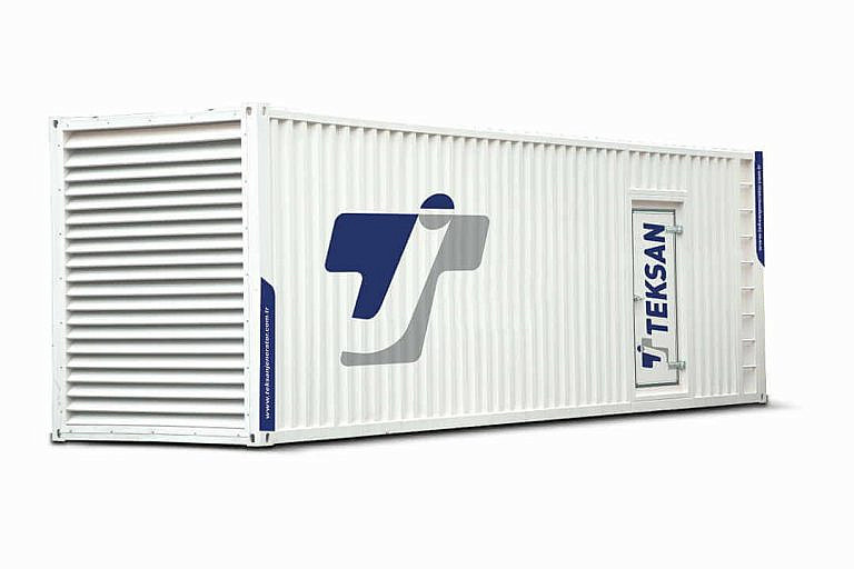 Фото 1 - TJ1520BD5C дизельный генератор Teksan 1108 кВт В контейнере на двигателе BAUDOUIN / 12M33G1500/5.