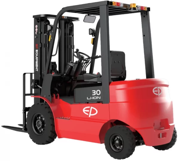 Фото 25 - Погрузчик вилочный электрический EP Equipment EFX302 (LI-ION, 2W300, PT, F-1070, четырехопорный).