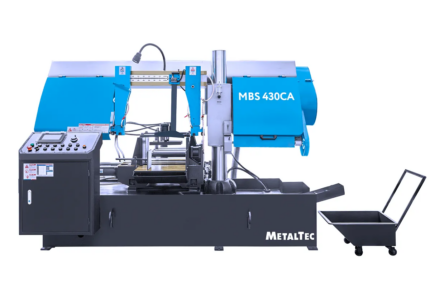 Фото 18 - MetalTec MBS 430 CА автоматический колонный ленточнопильный станок.